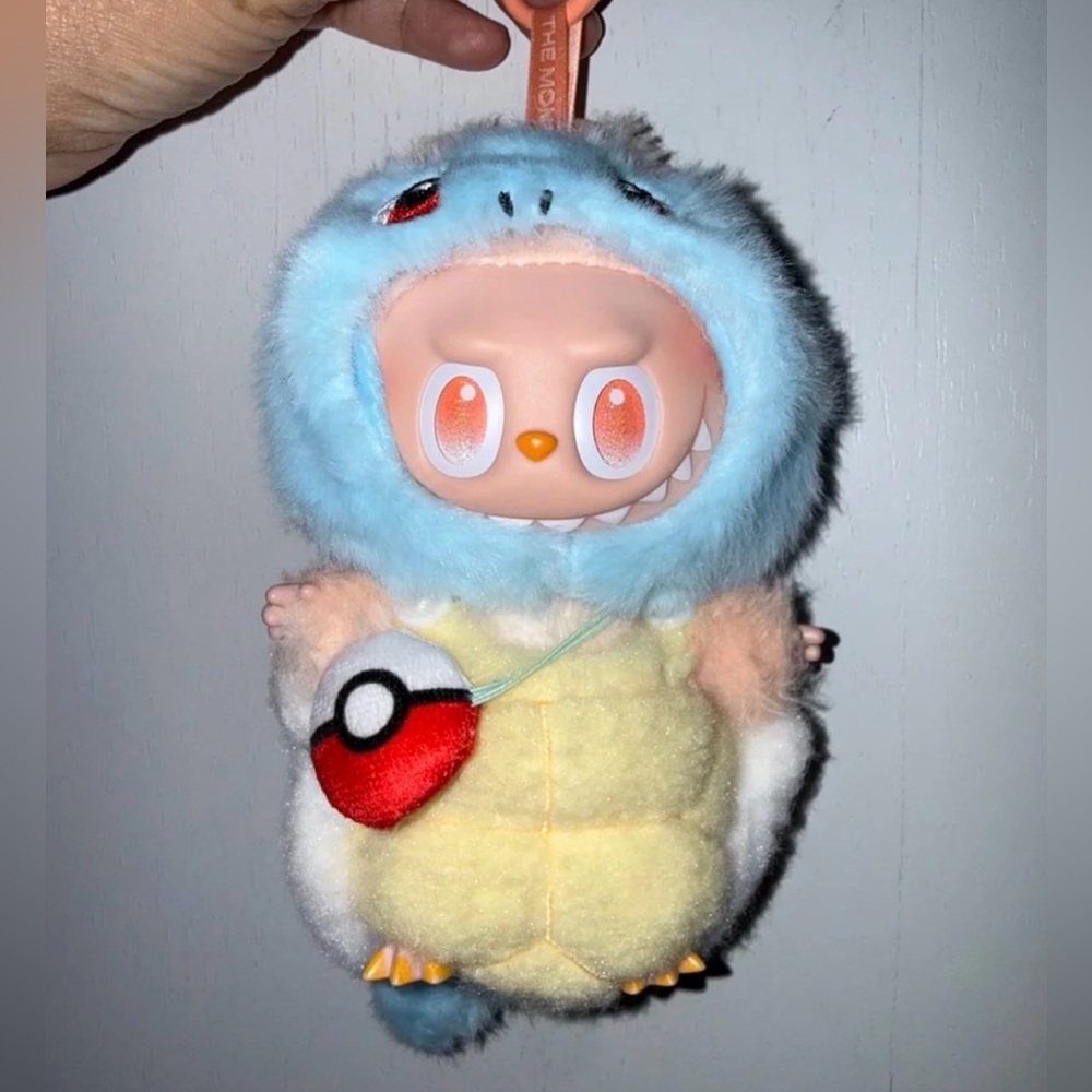 Labubu premium quality Pokémon “Squirtle” outfit